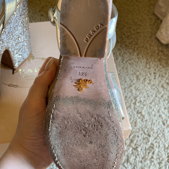 Prada Glitter Heels - Picture 4 of 7